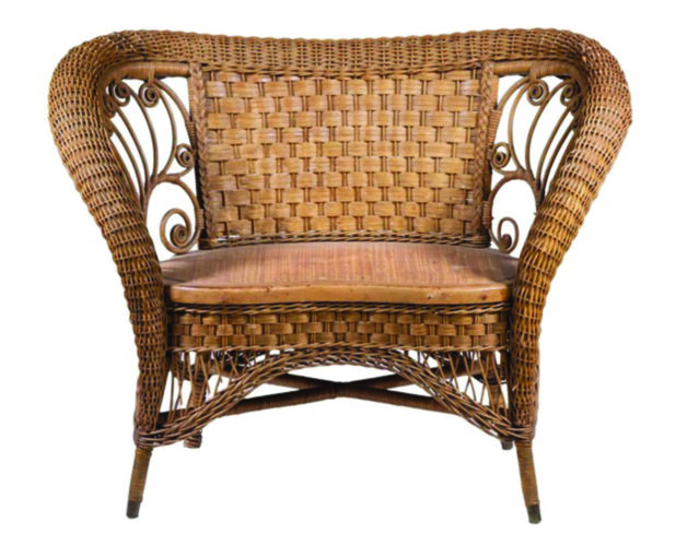 Antique wicker furniture  can hold substantial value